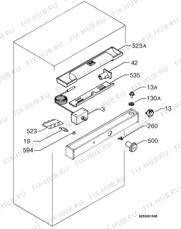 Взрыв-схема холодильника Rex FI320DA - Схема узла Diffusor